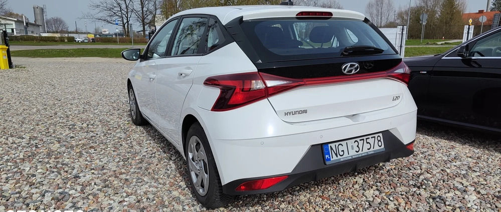 Hyundai i20 cena 60000 przebieg: 20700, rok produkcji 2021 z Giżycko małe 232